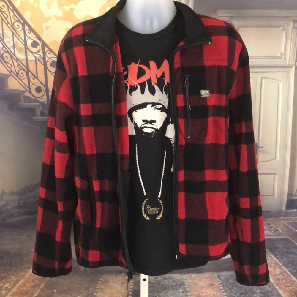 🪓Ralph Lauren Red Lumberjack Fleece Jacket🪓